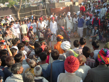Spettacolo in Fiera di Pushkar, India